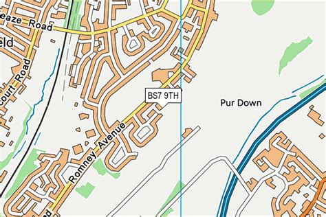 bs7 9nd|Map of BS7 9TH postcode .